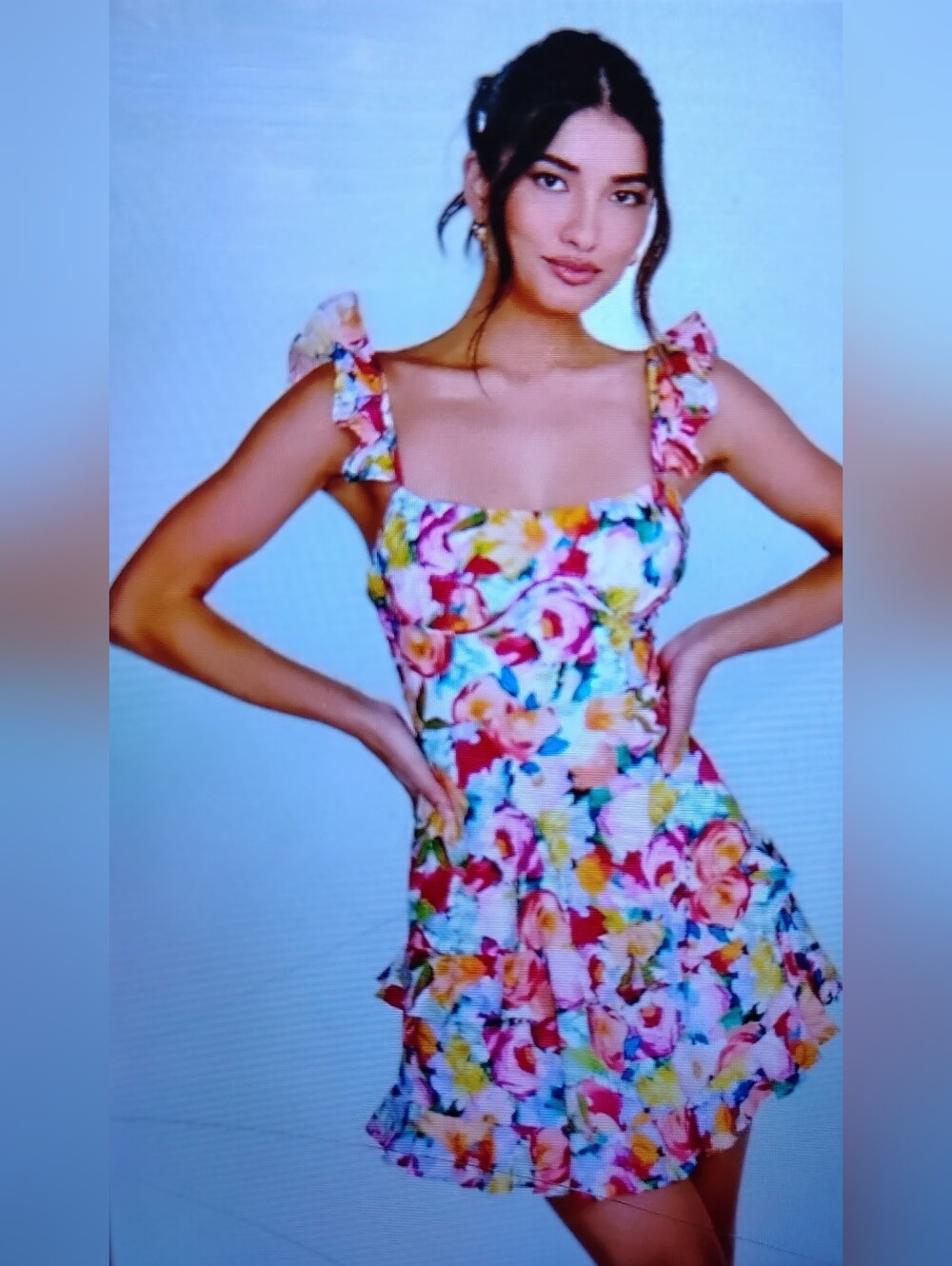 NWT Saints + Secrets 'Painting Of Love' Hello Molly Floral Sundress Size M